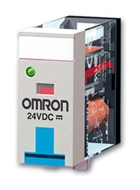 Relæ Omron 12VDC 1P 10A LED m/spærrediode