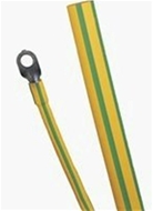 Krympeflex ø9,5/4,8mm 2:1 6m gul/grøn u/lim