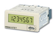 Time counter, 1/32DIN (48 x 24 mm), self-powered,