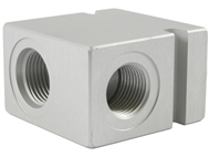 Ventilblok alu. 3/8' (2r)