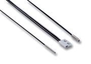 Fiber optic sensor, through-beam, M4, 2m cable