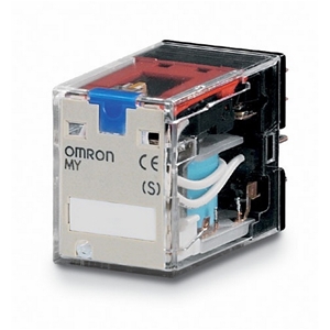 Relæ Omron 24VDC 4P 5A LED