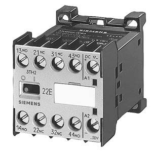 Hj.relæ Siemens 4A 24VAC 3S+1B