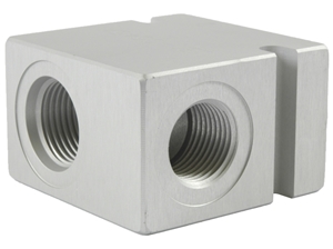 Ventilblok alu. 3/8' (2r)